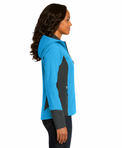 Alternative view of Port Authority Ladies Hooded Soft Shell Jacket