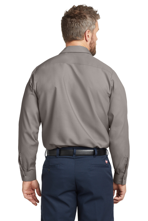 Red Kap Long Size, Long Sleeve Industrial Work Shirt - Image 3
