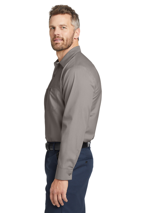 Red Kap Long Size, Long Sleeve Industrial Work Shirt - Image 2