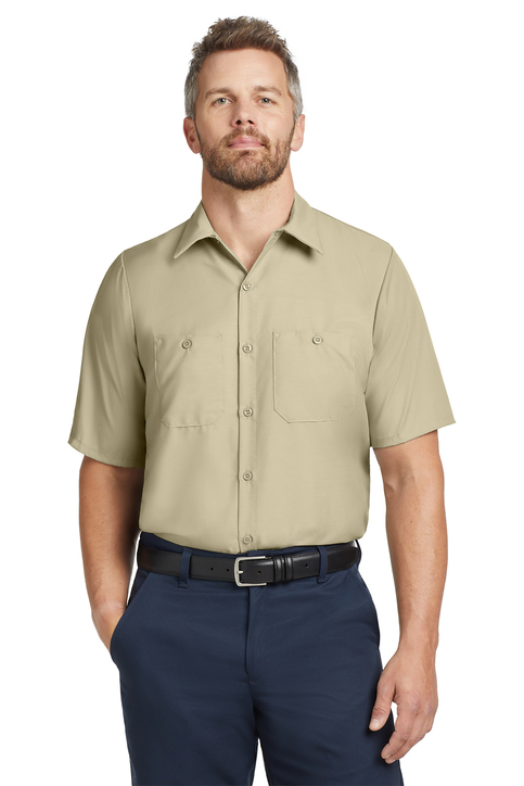 Red Kap Long Size, Short Sleeve Industrial Work Shirt - Image 4