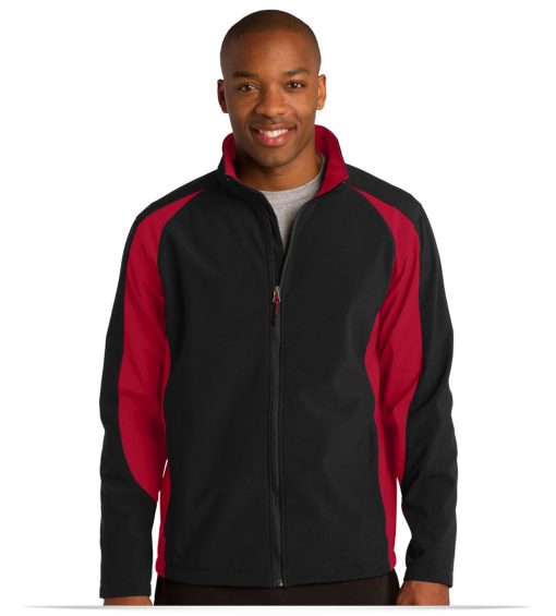 Sport-Tek Colorblock Soft Shell Jacket