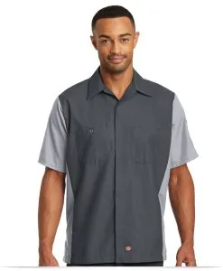 Red Kap Short Sleeve Ripstop Crew Shirt