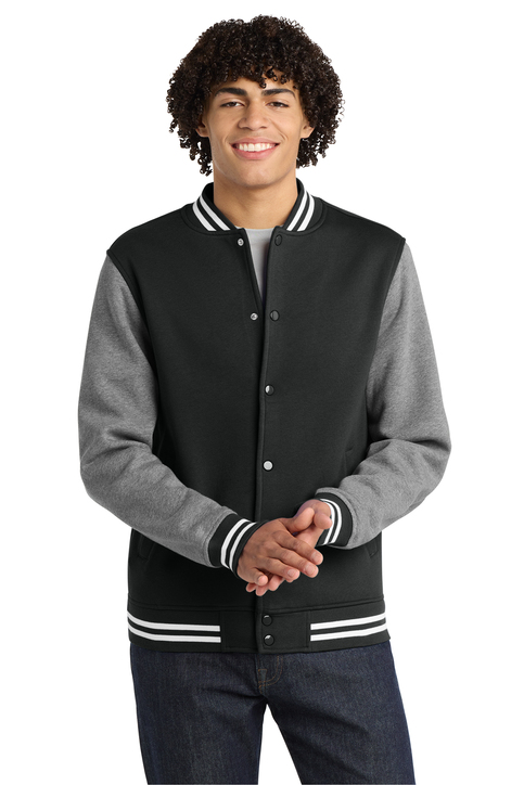 Sport-Tek Fleece Letterman Jacket - Image 5