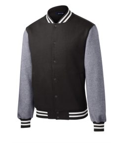 Alternative view of Sport-Tek Fleece Letterman Jacket