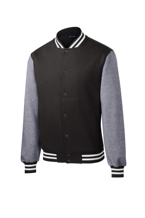Sport-Tek Fleece Letterman Jacket - Image 2
