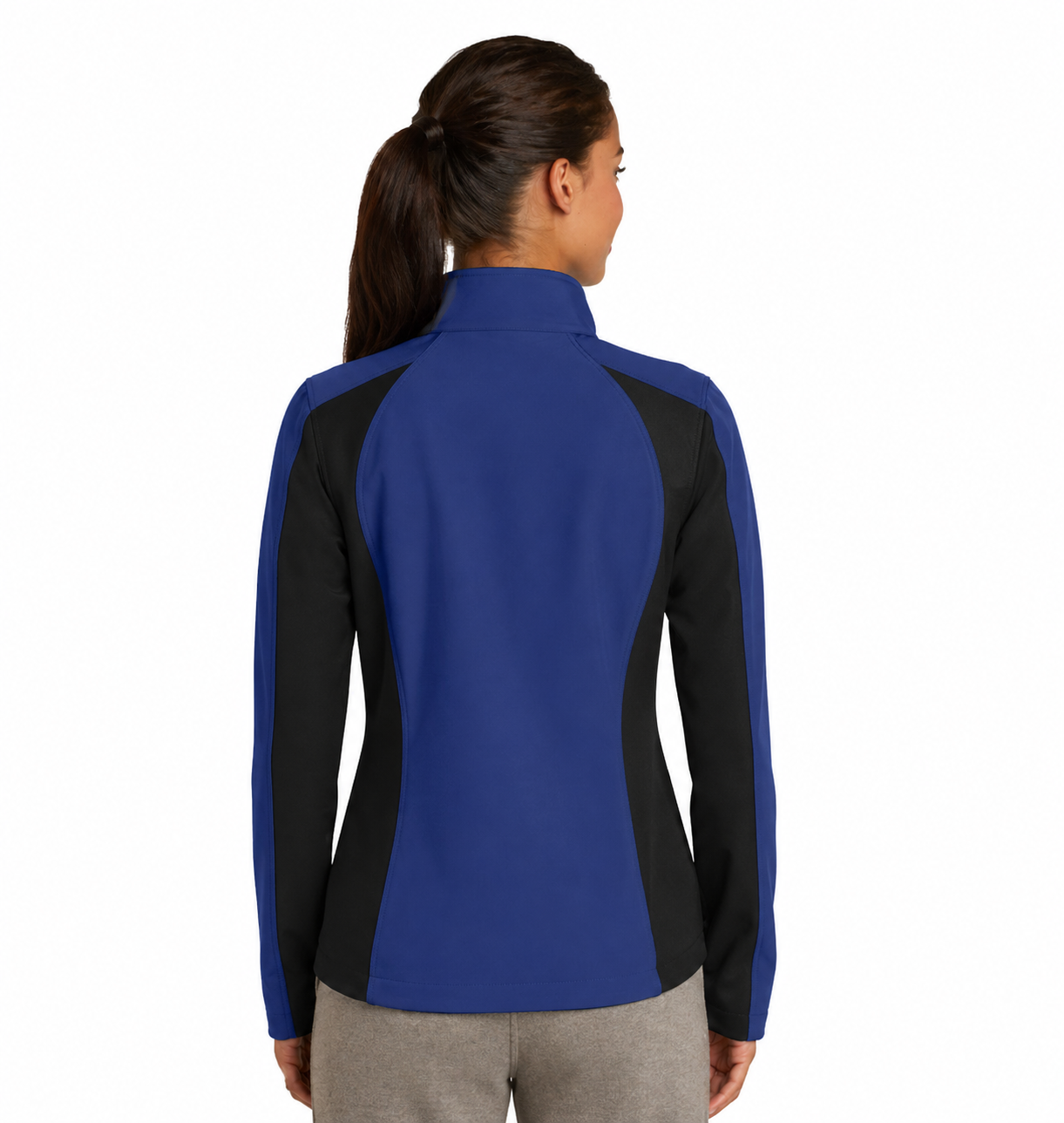 Sport-Tek Ladies Colorblock Soft Shell Jacket - Image 4