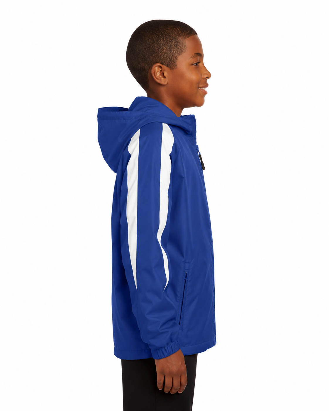 Sport-Tek Youth Lined Colorblock Jacket - Image 3