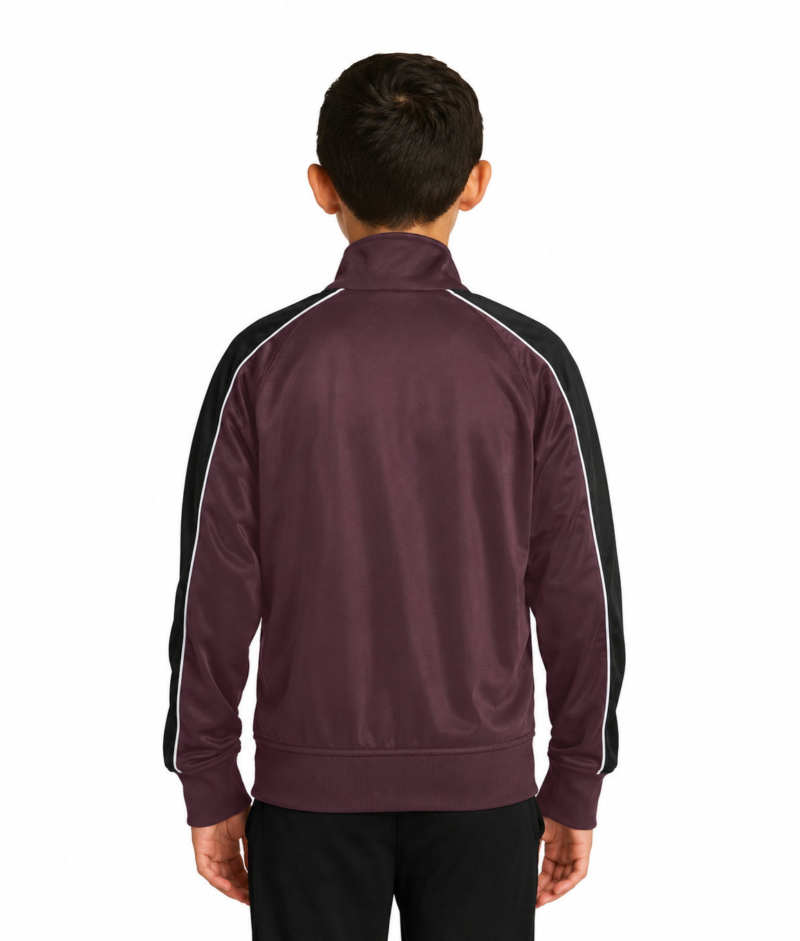 Sport-Tek Youth Piped Tricot Track Jacket - Image 4
