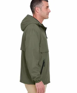 Alternative view of Ultra Club Microfiber Full-Zip Hooded Jacket