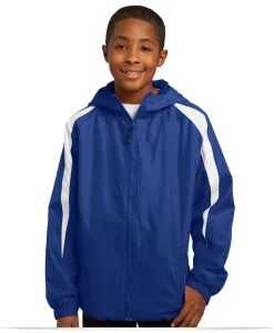 Sport-Tek Youth Lined Colorblock Jacket