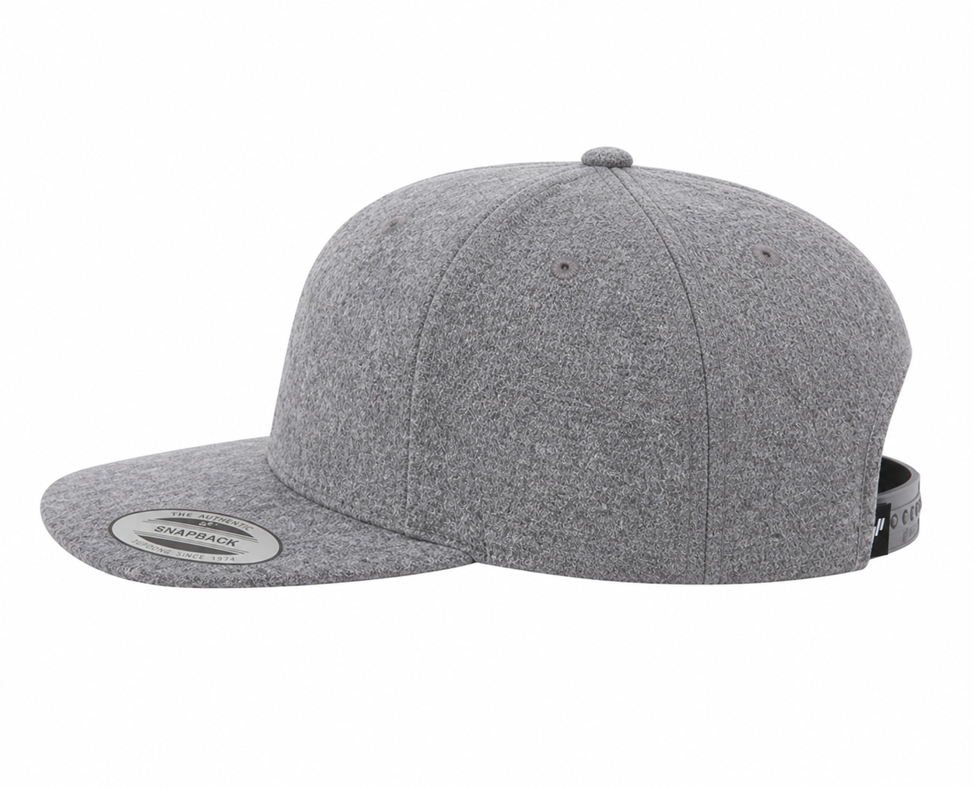Yupoong Melton Wool Adjustable Cap - Image 3
