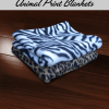 Custom Animal Print Fleece Blankets