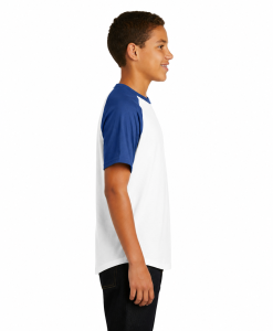 Alternative view of Youth S/S Colorblock Raglan Jersey