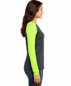 Alternative view of Juniors Long Sleeve Raglan Tee