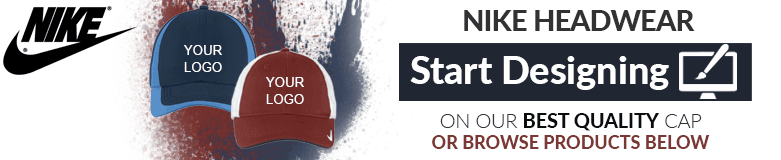 embroidered nike headwear