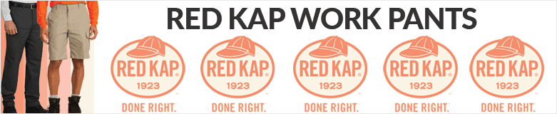 red kap work pants