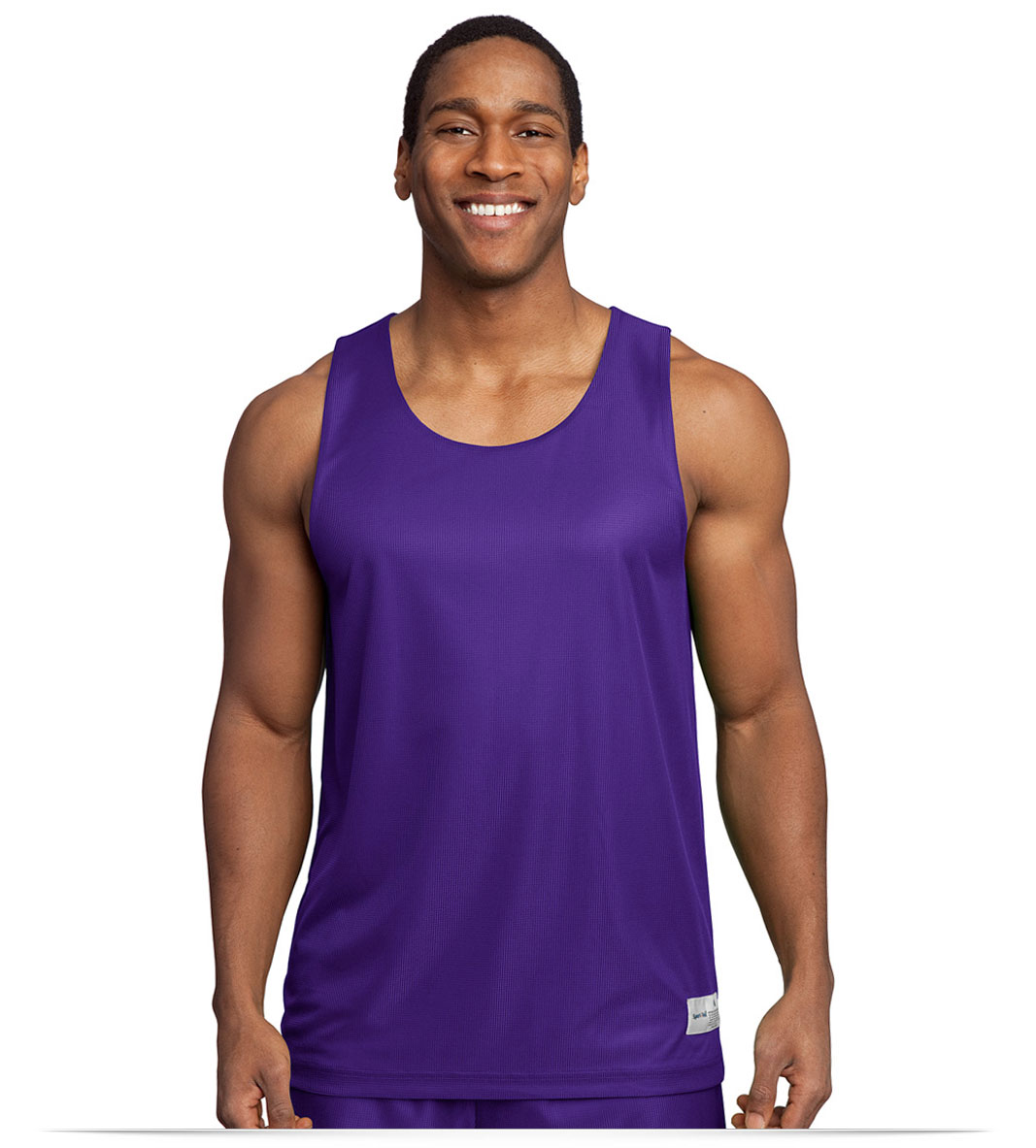 purple PosiCharge Mesh Reversible Tank