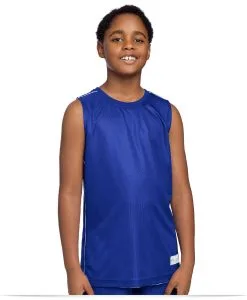 Youth Mesh Reversible Sleeveless Tee