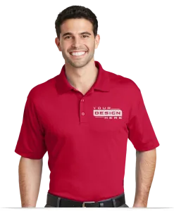 Custom Poly Cotton Polos Embroidered with Logo