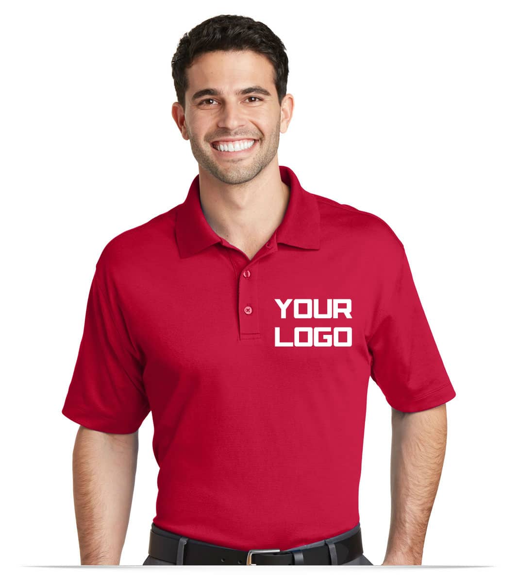 Custom Work Polo Shirt with Your Logo Online at AllStar Logo.