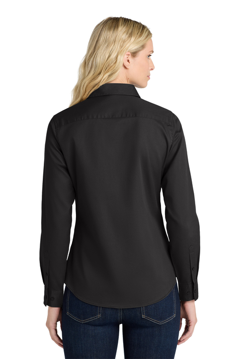 Women's Long Sleeve Easy Care Twill Shirt - Image 4