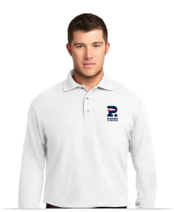 Alternative view of 50/50 Pique Long Sleeve Polo Shirt