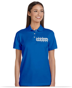Design Ladies Polos with Custom Embroidered Logo