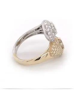 Two Tone Diamond Ring