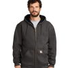Carhartt Rain Defender Rutland Thermal-Lined Hooded Zip-Front Sweatshirt