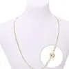 14K RG Diamonds by The Yard Necklace