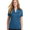 Nike Ladies Dri-FIT Hex Textured V-Neck Top