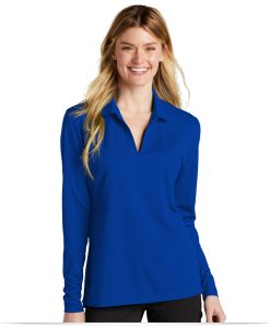 Nike Ladies Dri-FIT Micro Pique 2.0 Long Sleeve Polo
