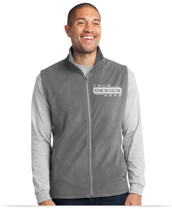 Embroidered Fleece Vests Custom for Men Personalized