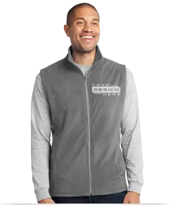 Embroidered Fleece Vests Custom for Men Personalized