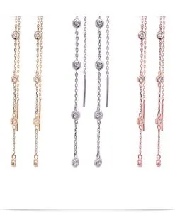Diamond Drop Earring