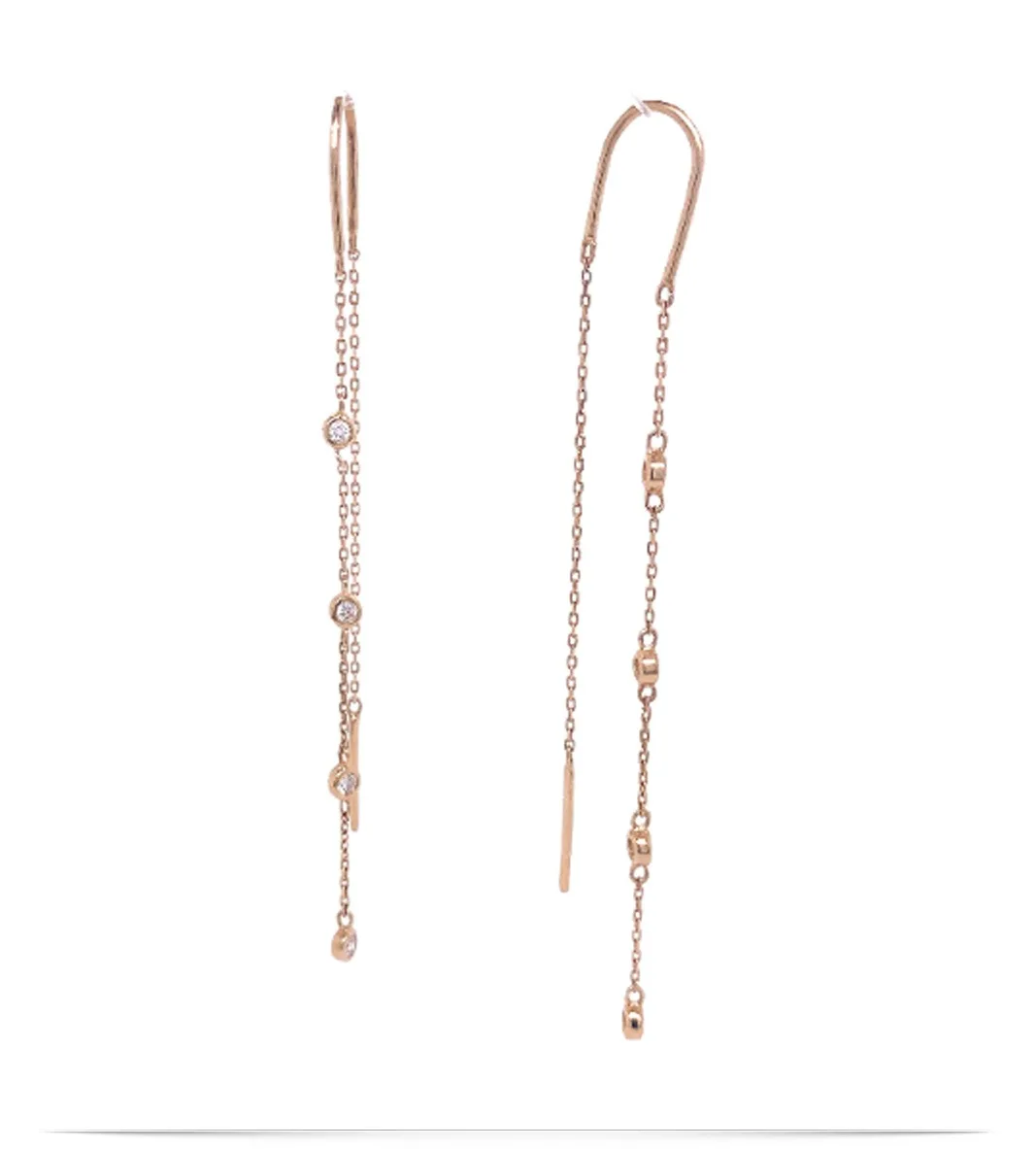 Diamond Drop Earrings