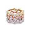 Bezel Twist Stackable Diamond Rings