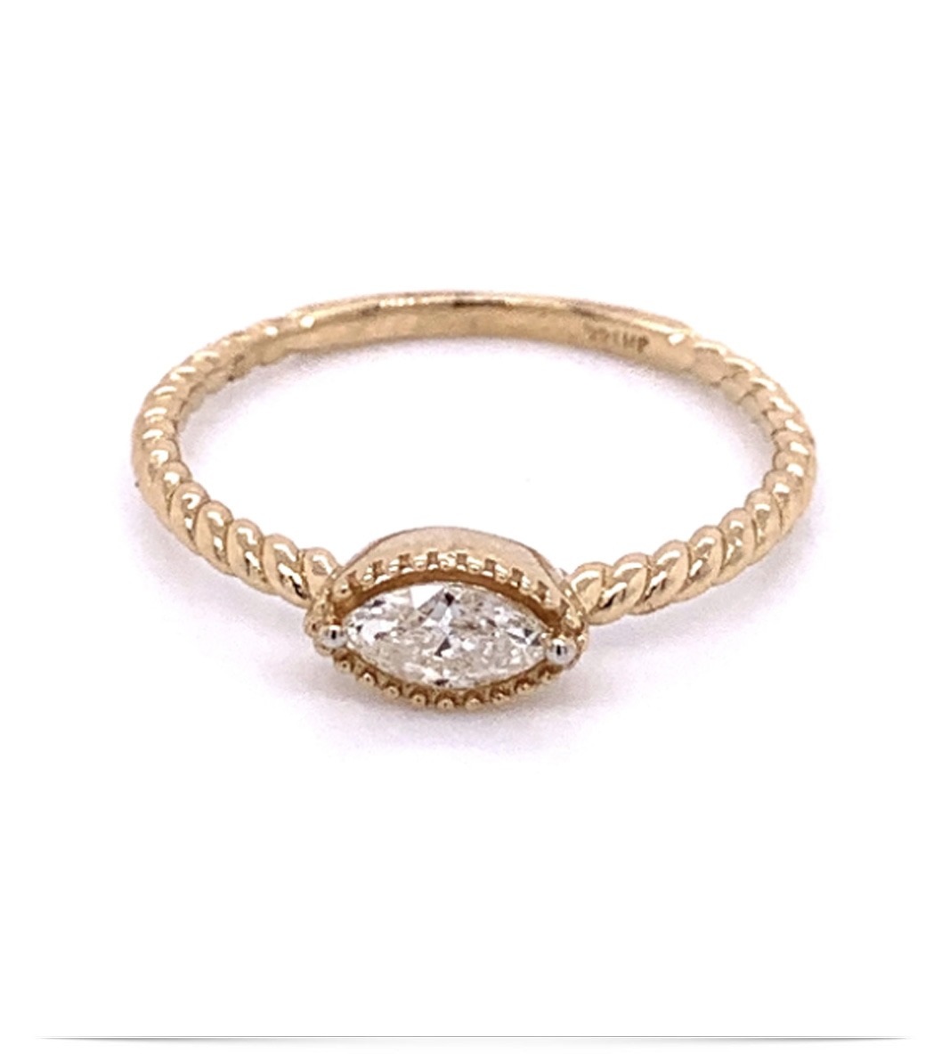 R12950-b Marquise Rings Gold