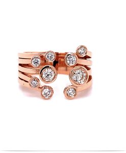 Custom “Split-Shank” Diamond Rings