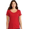 Nike Ladies Dri-FIT Cotton/Poly Scoop Neck Tee