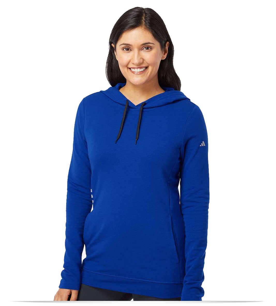 A451-Royal-Front Women’s Lightweight Hooded Sweatshirt
