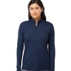 Women’s Lightweight Mélange Quarter-Zip Pullover
