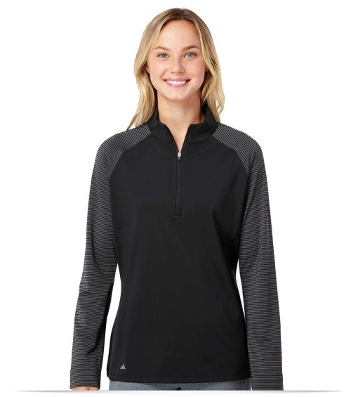 Women’s Stripe Block Quarter-Zip Pullover