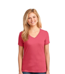 ladies-100-cotton-v-neck-tee