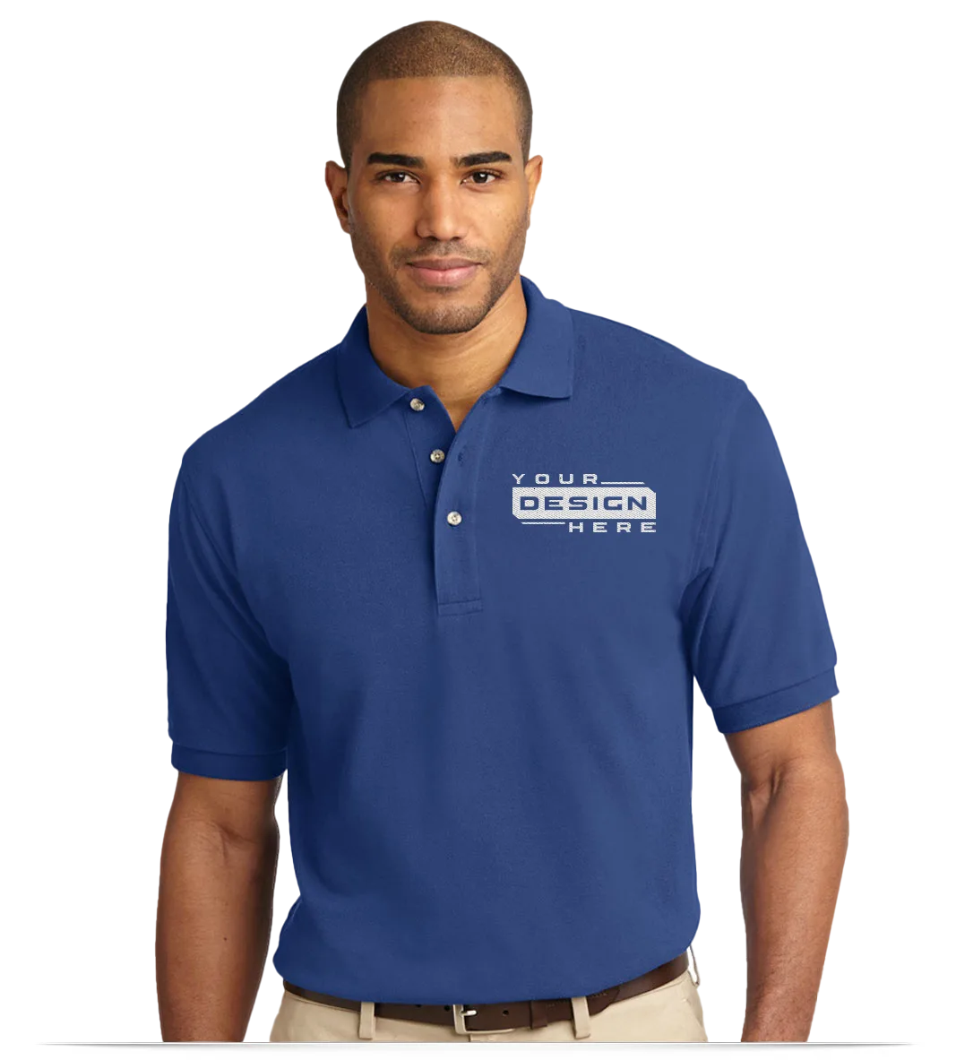 Design Custom Cotton Polo Shirts Embroidered with Logo