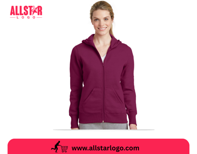 Sport-Tek Ladies Full-Zip Hooded Fleece Jacket
