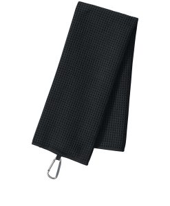 Alternative view of Port Authority Waffle Microfiber Golf Towel