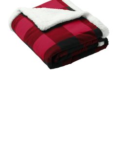 FLANEL SHERPA THROW
