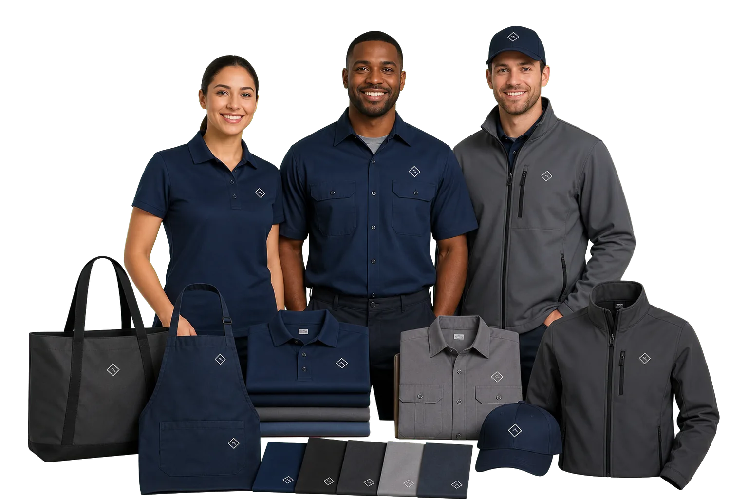 Branded Work Uniforms with Company Logo