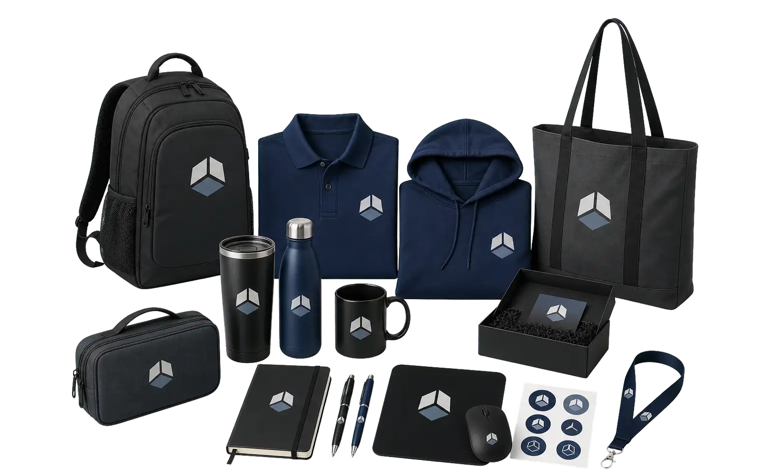 Company Swag Products with Logo